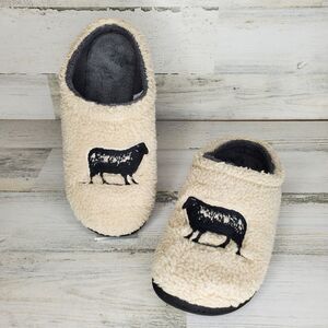 LL Bean Sheep House Slippers Women's Size 7 Medium Warm Soft Cozy Comfort Shoe